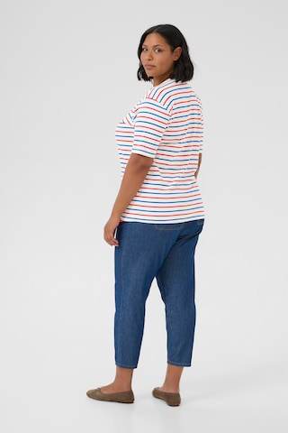 KAFFE CURVE - Camisa 'Winni' em bege