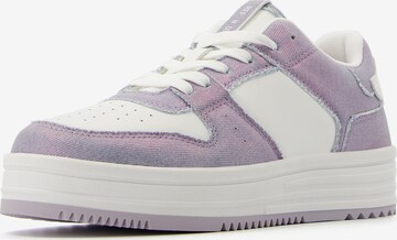 Sneaker bassa di Bershka in rosa: frontale