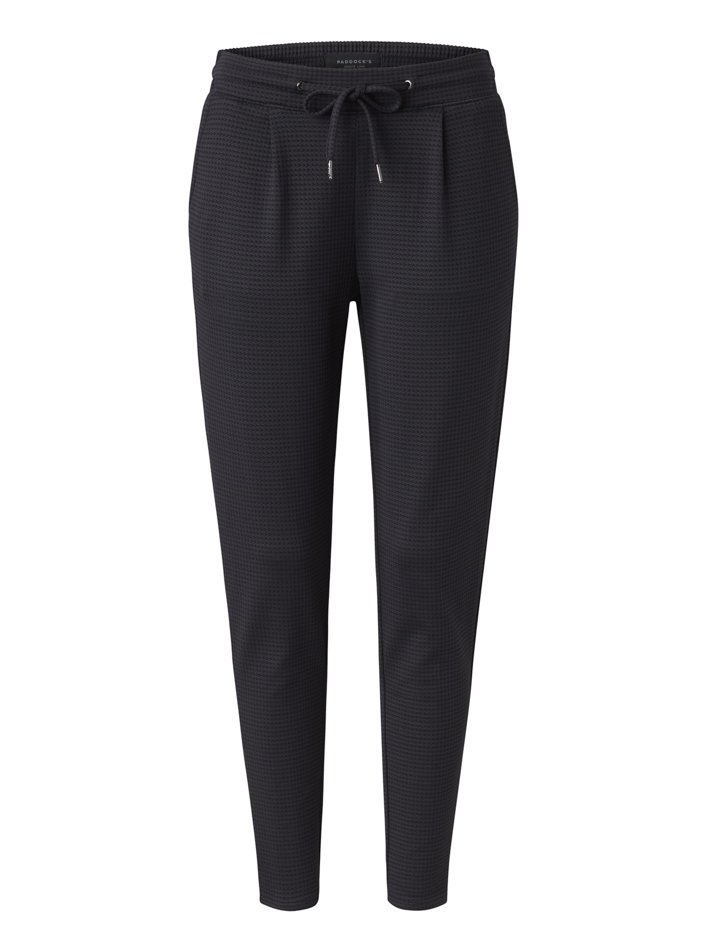 PADDOCKS Regular Pants in Black: front