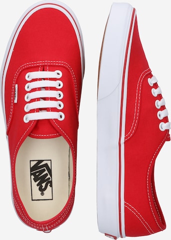 VANS Низкие кроссовки ' Authentic ' в Красный