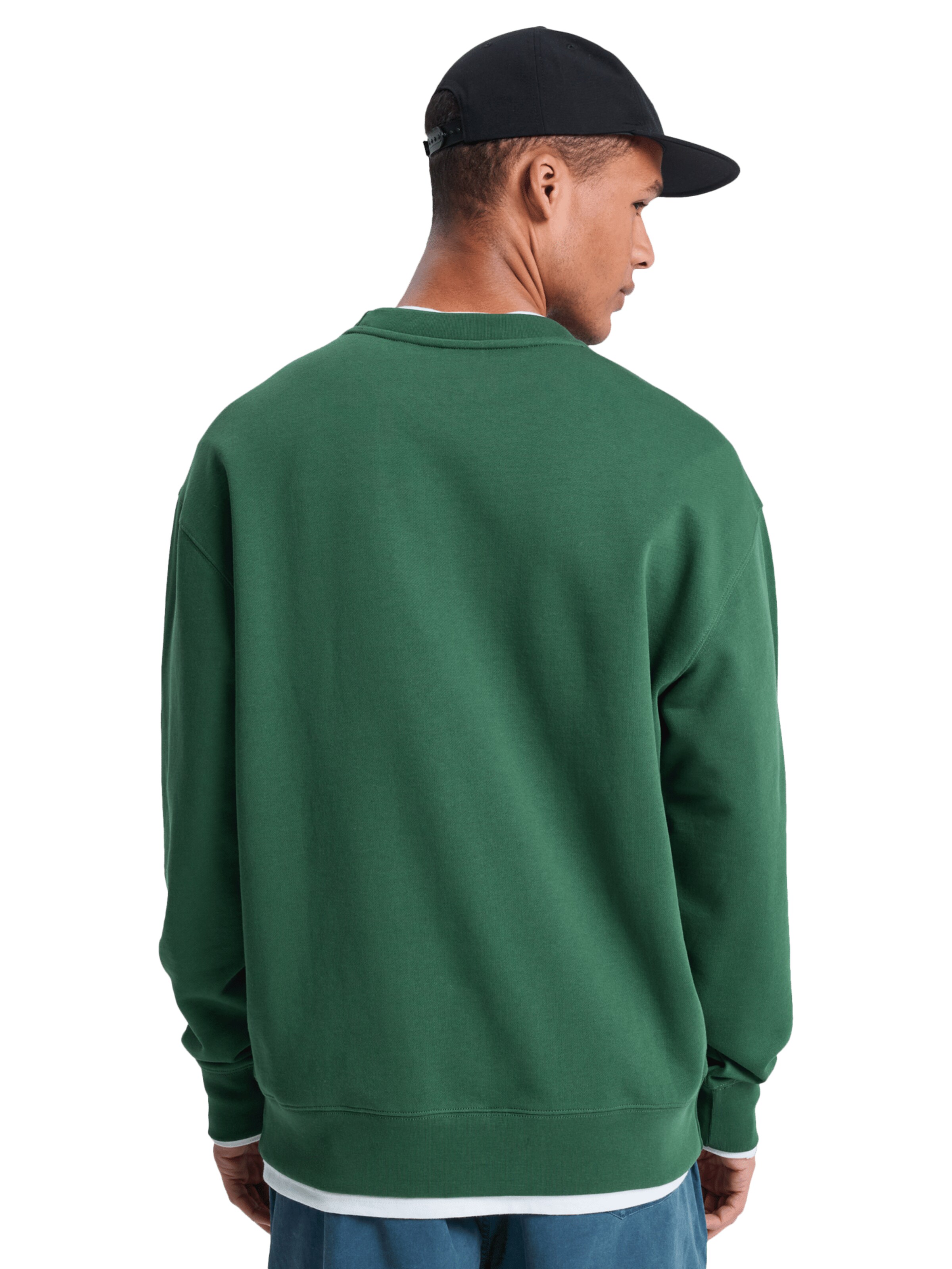 QUIKSILVER Sweatshirt 'Dna' in Green