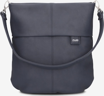 ZWEI Handbag 'MADEMOISELLE.M M90' in Blue: front