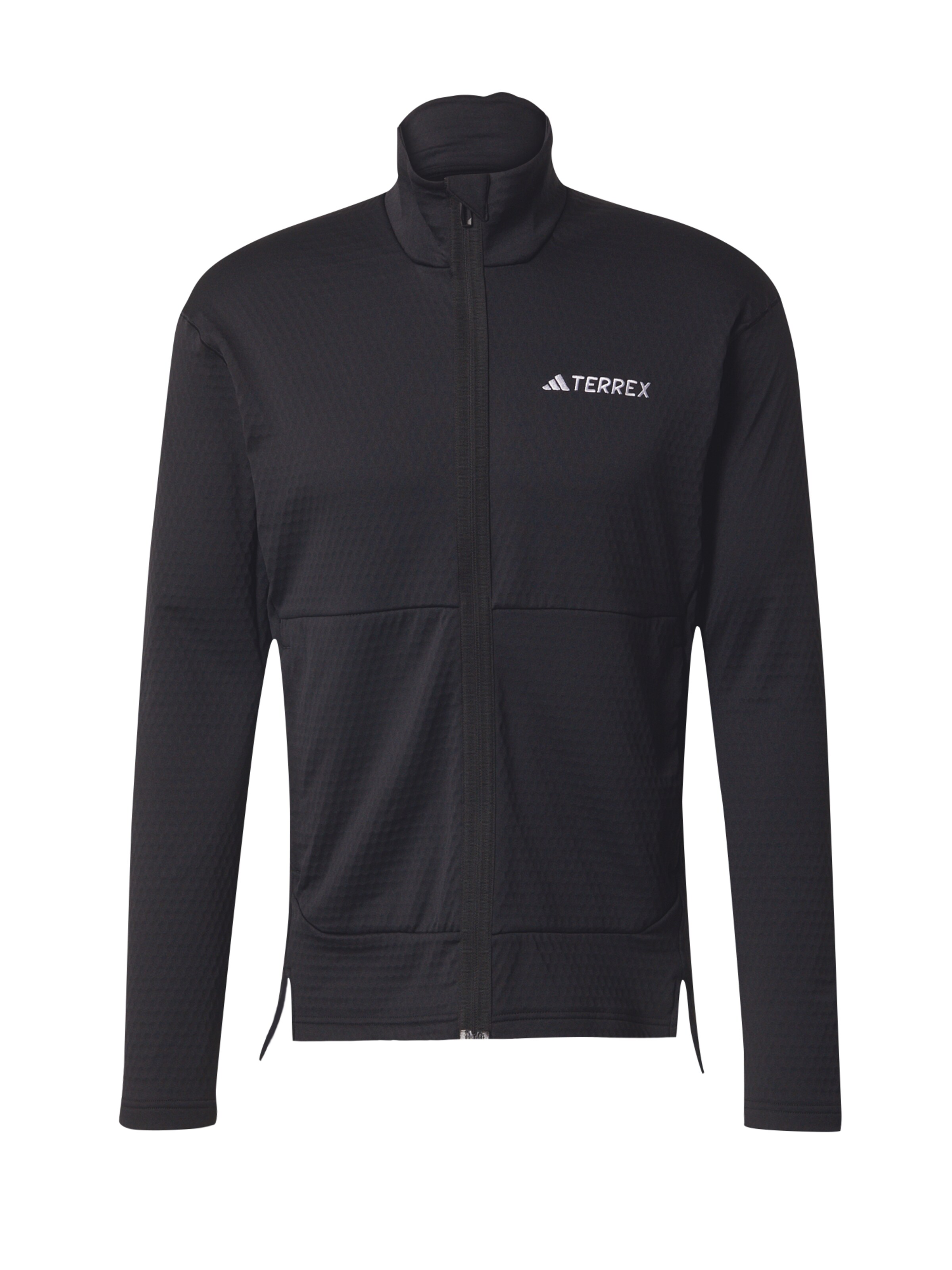 ADIDAS TERREX Funkční fleecová mikina – černá: přední strana