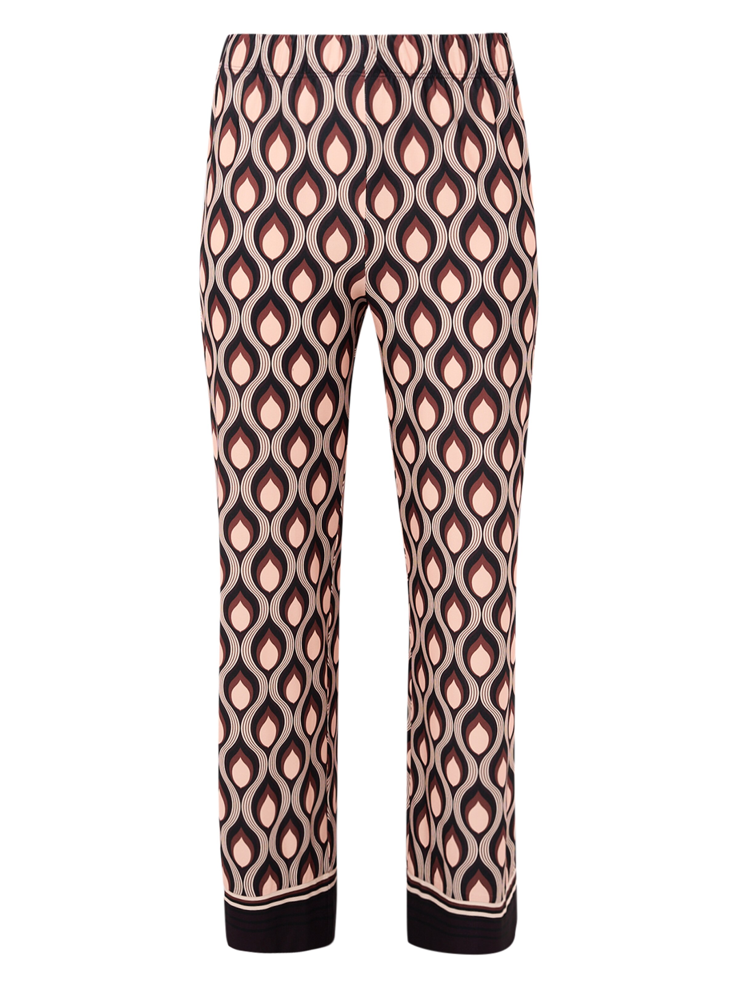 YOEK Loosefit Broek 'Goccia' in Lila: voorkant