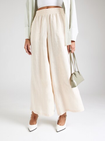 Wide leg Pantaloni 'CEILING 10' di DRYKORN in bianco: frontale