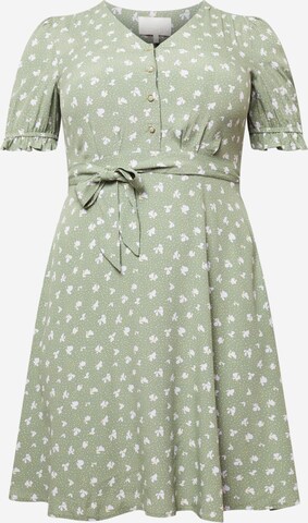 NÜMPH Shirt Dress 'Sarah' in Green: front