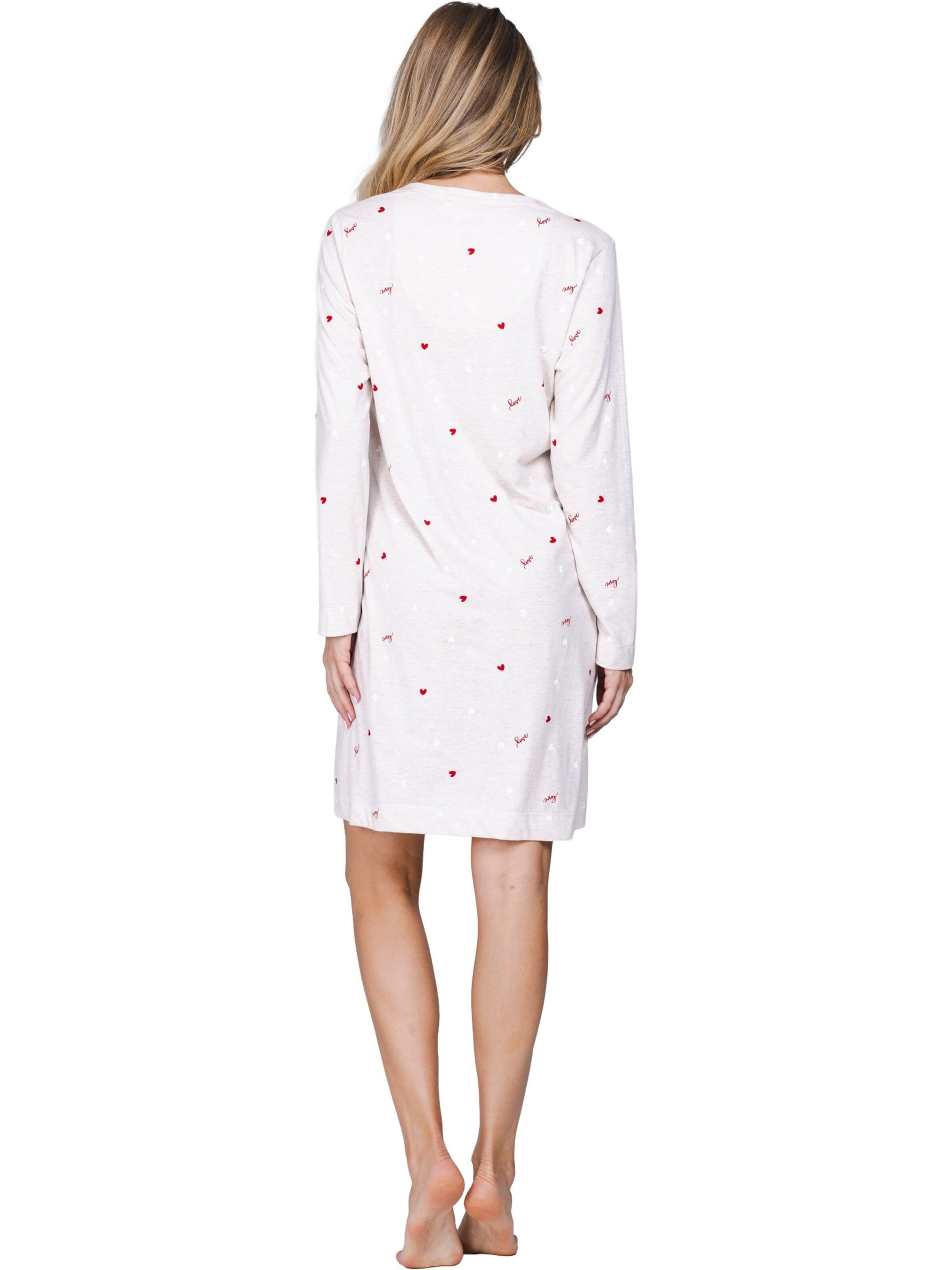 Rebelle Nightgown 'Endless Love' in Beige