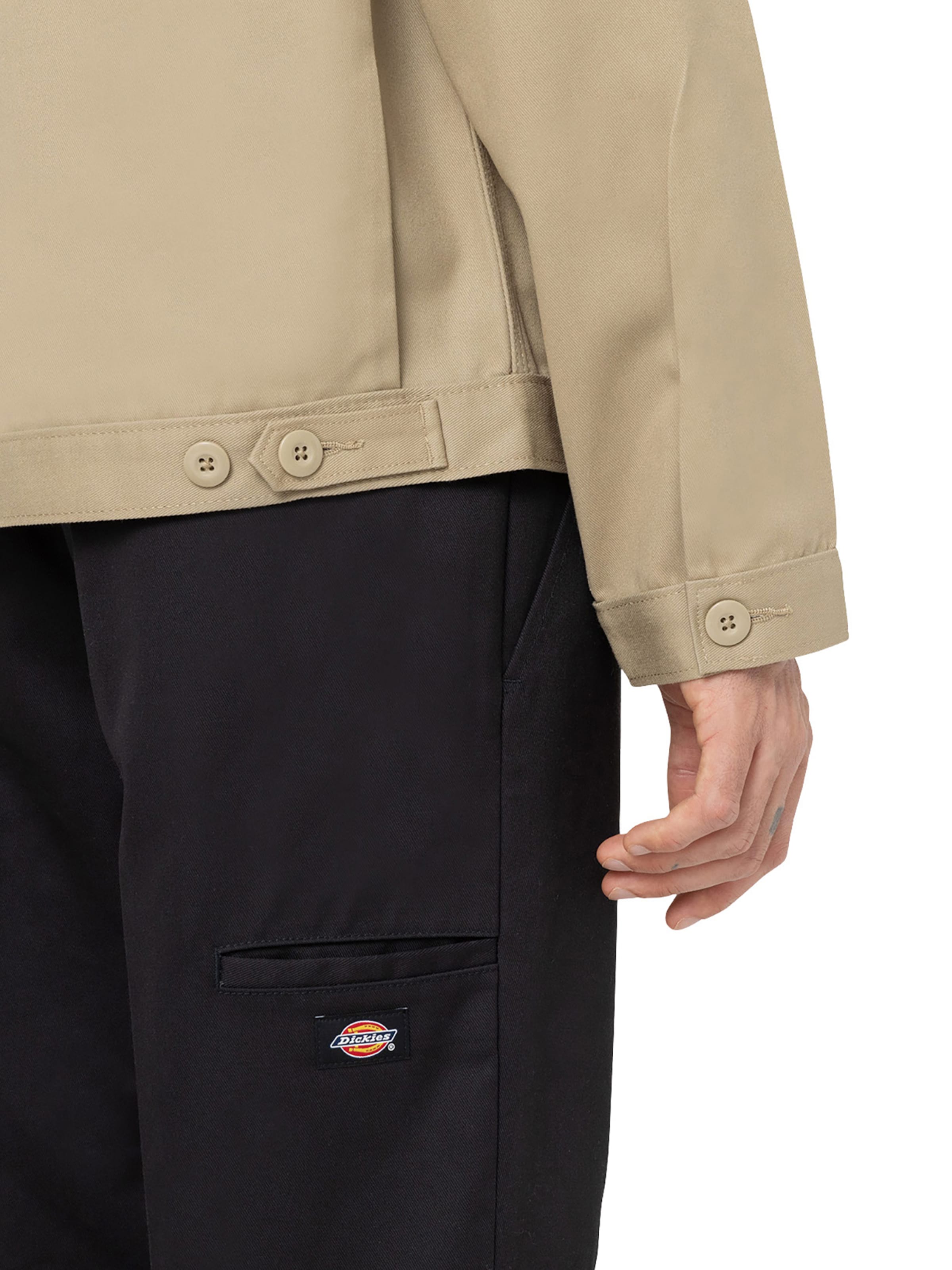 smėlio DICKIES Demisezoninė striukė 'UNLINED EISENHOWER'