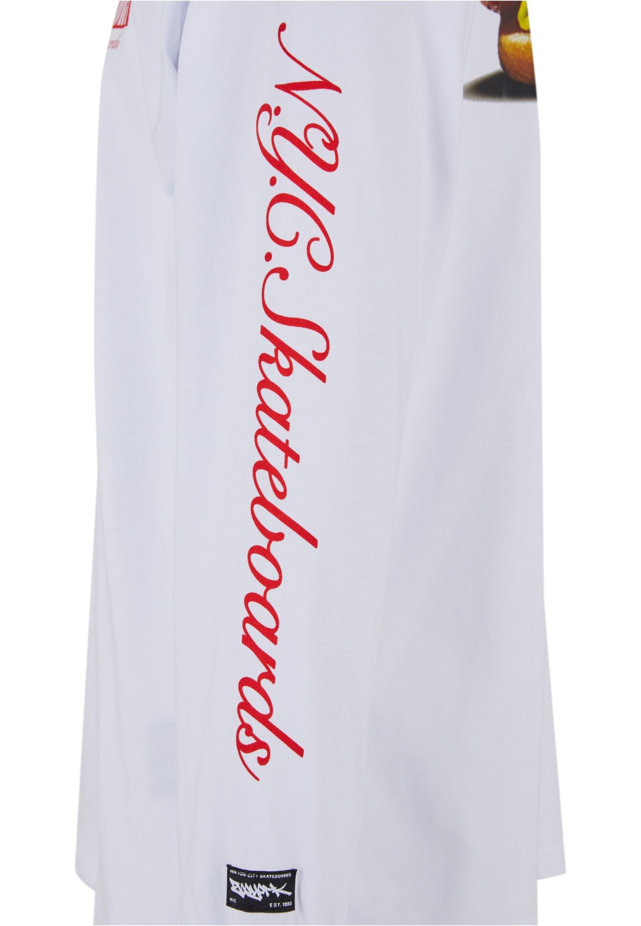 Maglietta 'Hot Dog' di ZOO YORK in bianco