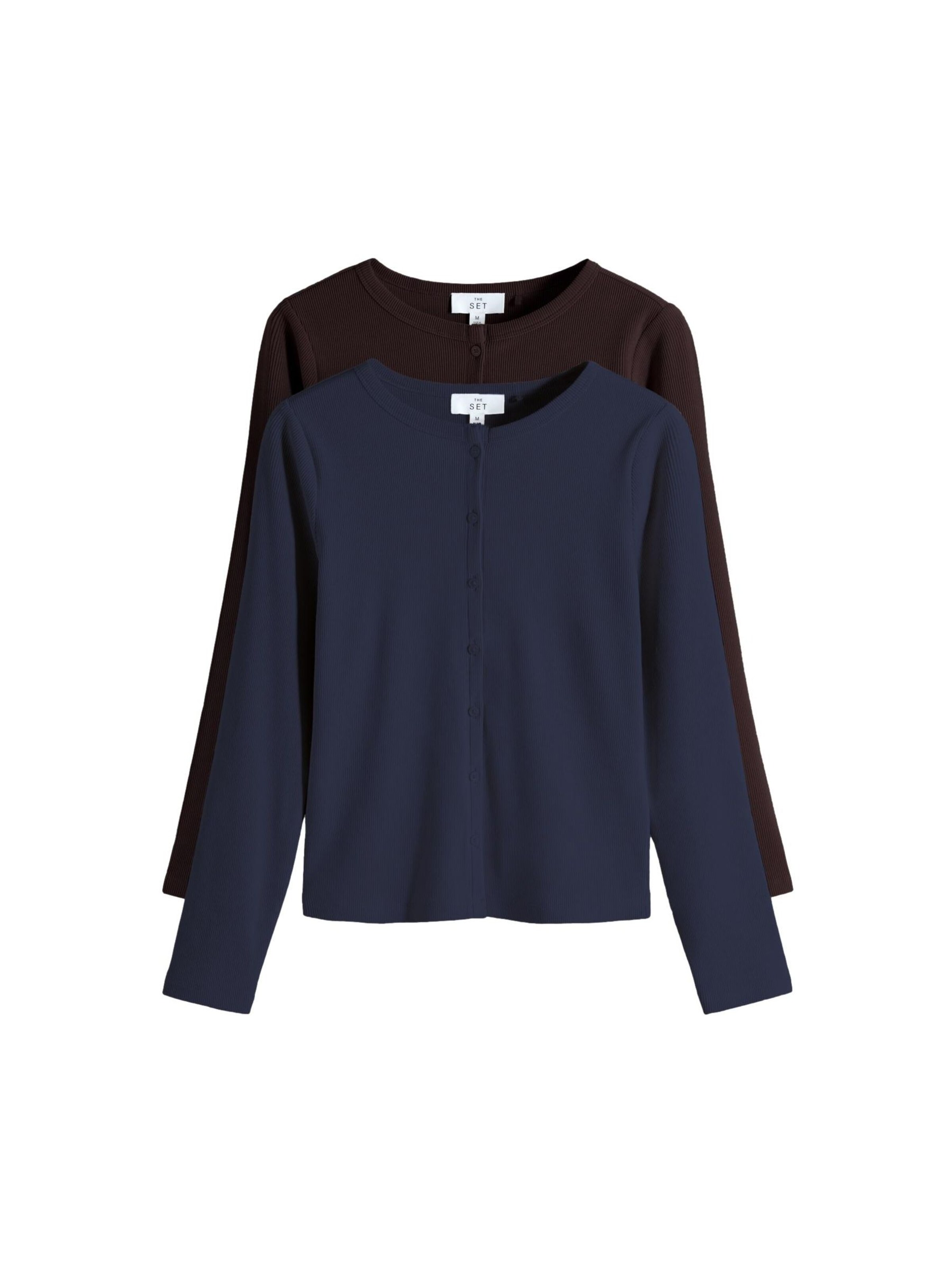 The Set Kofta i blå: framsida