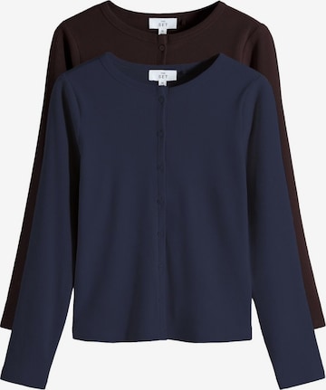 The Set Neuletakki värissä sininen: etupuoli