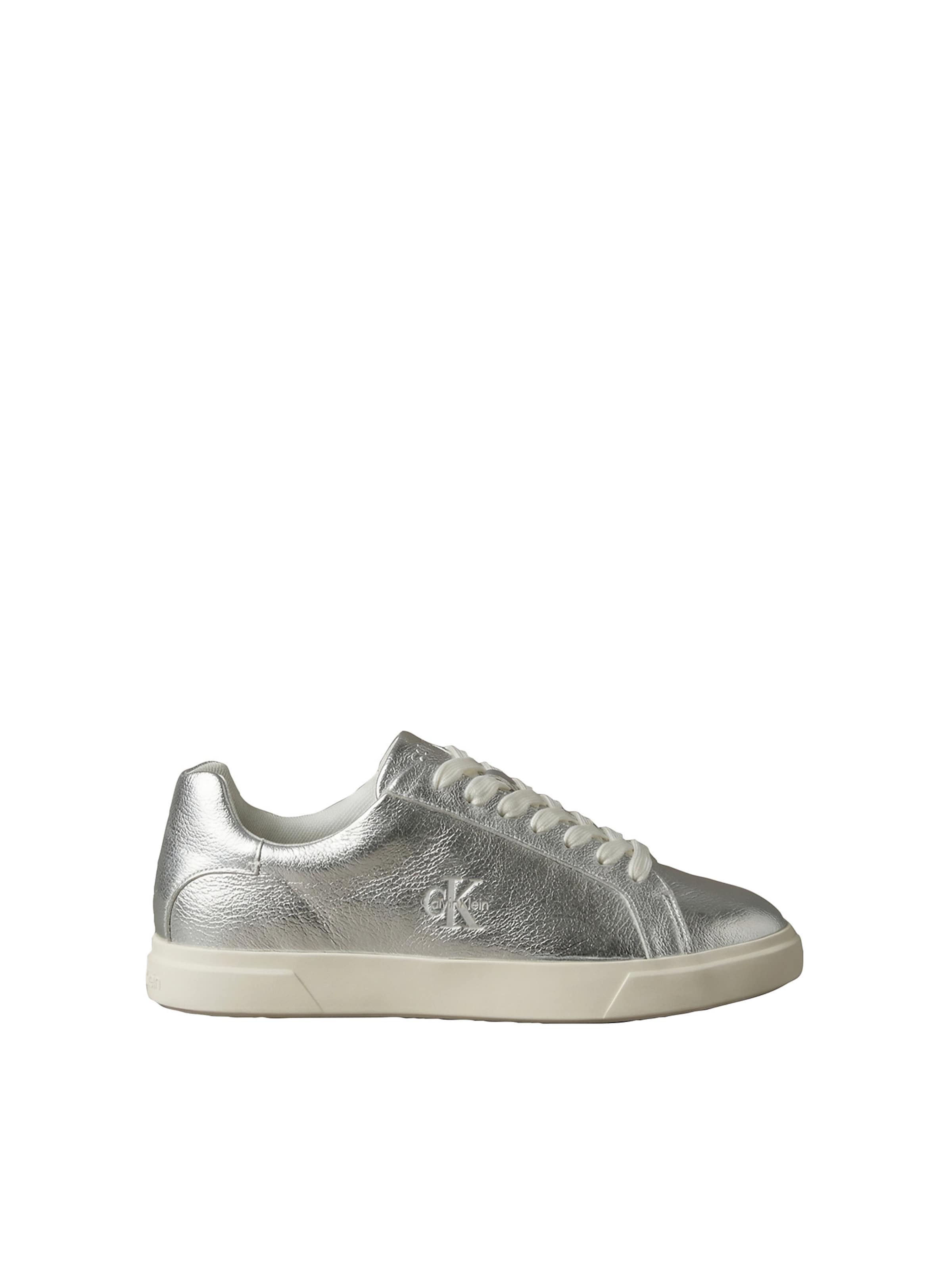 Calvin Klein Regular Platform trainers in Silver