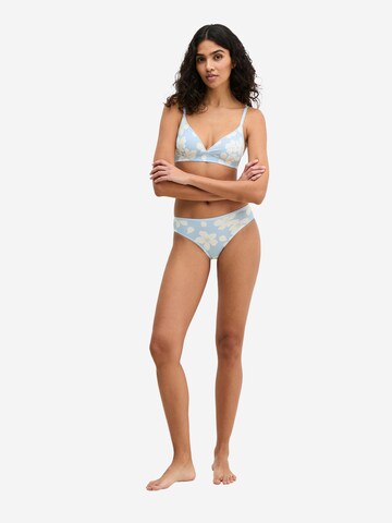 Marc O'Polo Slip ' Poetic Bloom ' in Beige: voorkant