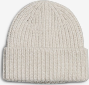 Bonnet PIECES en blanc : devant