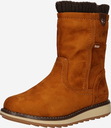 TOM TAILOR Stiefel in Braun: front