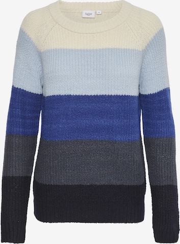 SAINT TROPEZ Pullover 'Brooklyn' in Blau: predná strana