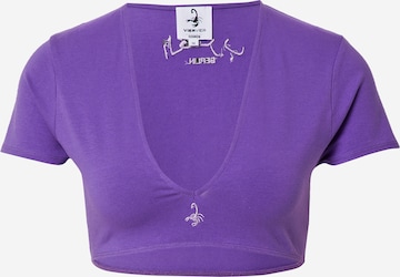 VIERVIER Shirt 'Wiebke' in Purple: front