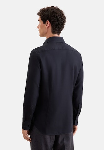 SEIDENSTICKER Slim fit Business shirt in Black