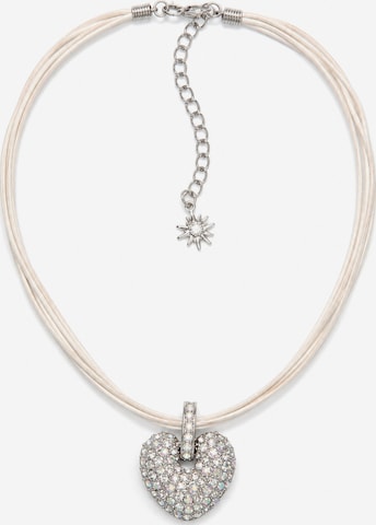 Allgäu Rebell Necklace 'Roxana' in White: front