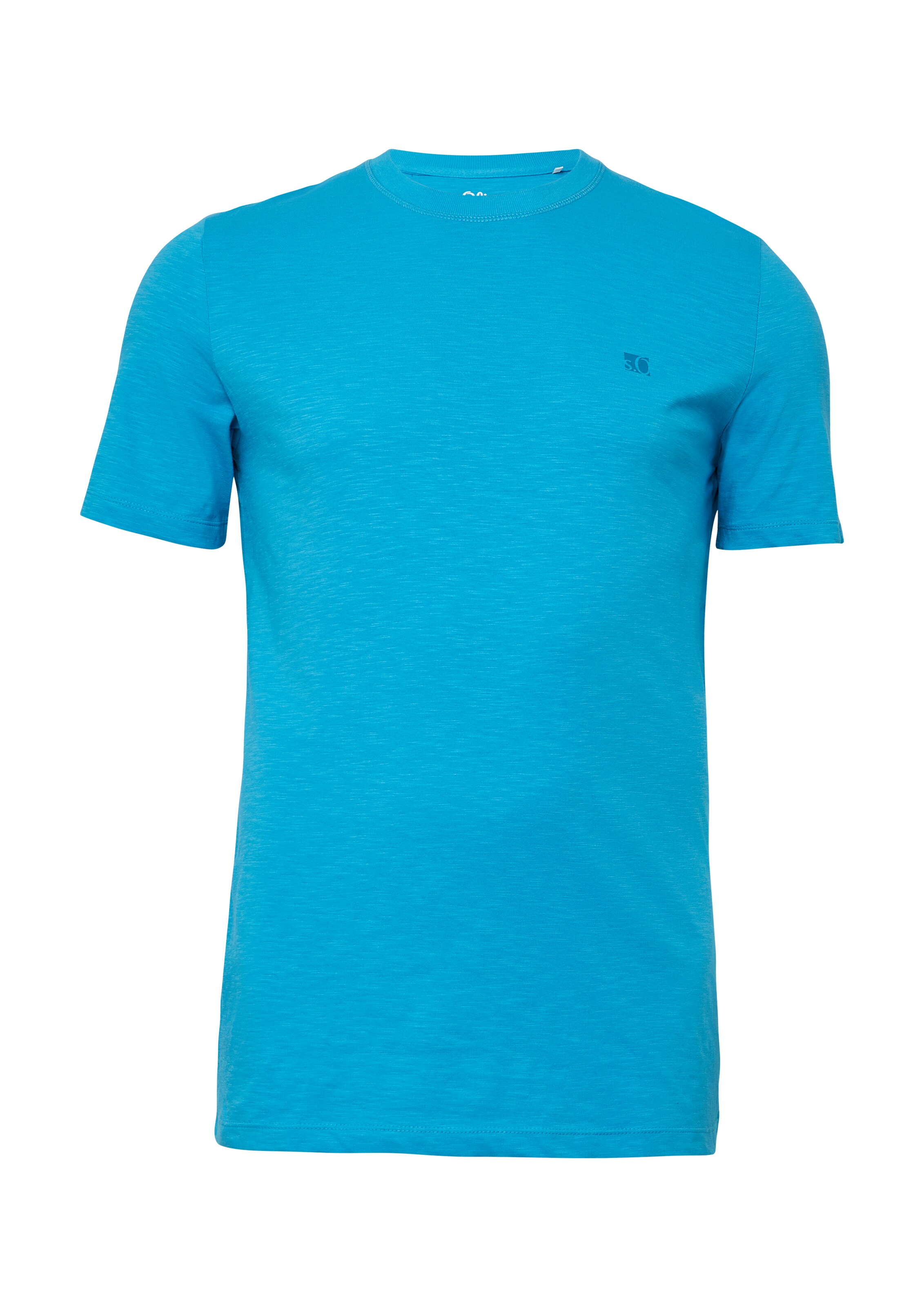 s.Oliver Men Tall Sizes Shirt in Blue: front