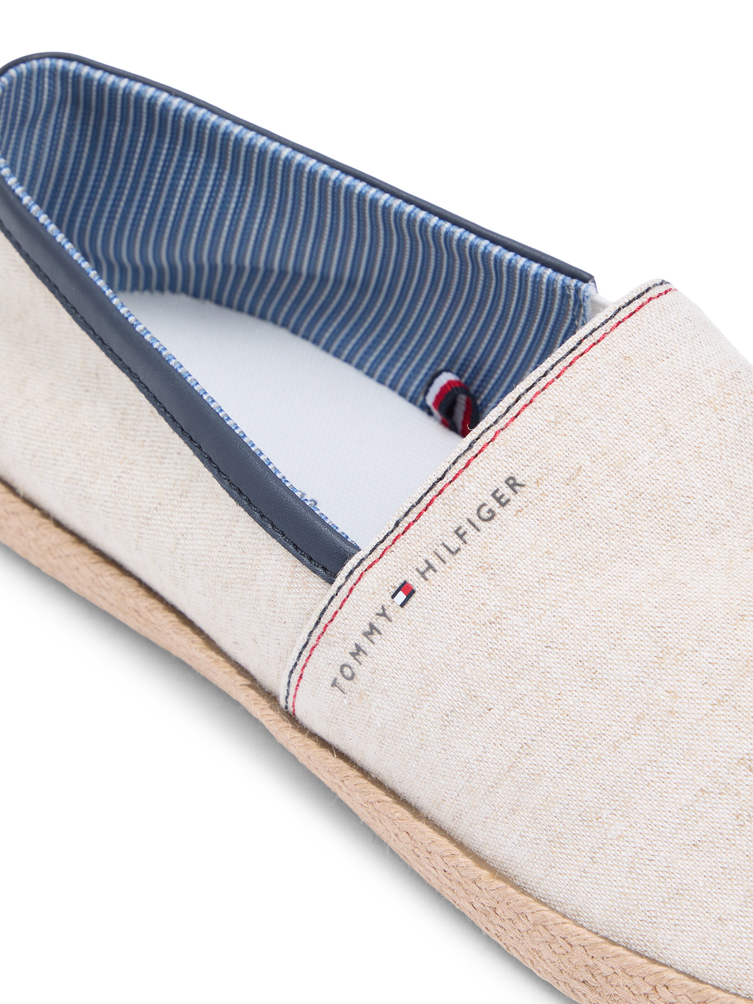 TOMMY HILFIGER Espadrile | bela barva