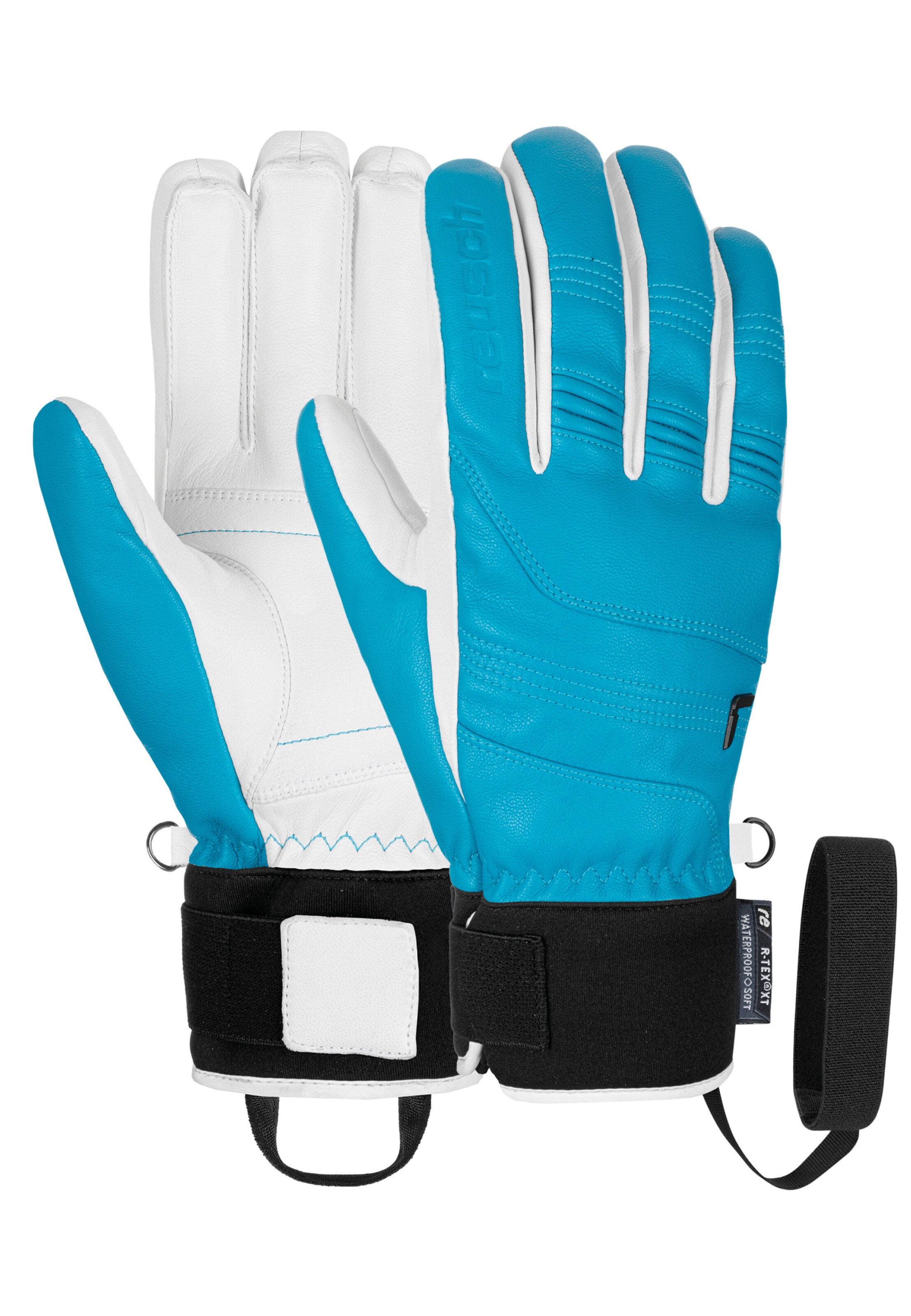 REUSCH Fingerhandschuhe 'Highland R-TEX® XT' in Blau: Vorderseite