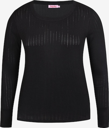 Pull-over 'Magnolia 350' Anyday en noir : devant