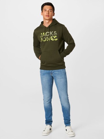 JACK & JONES Суичър 'SOLDIER' в зелено