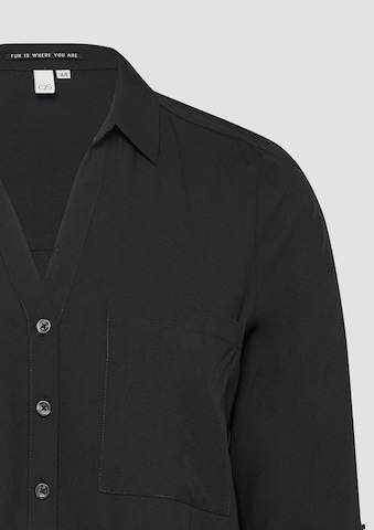 QS Blouse in Zwart