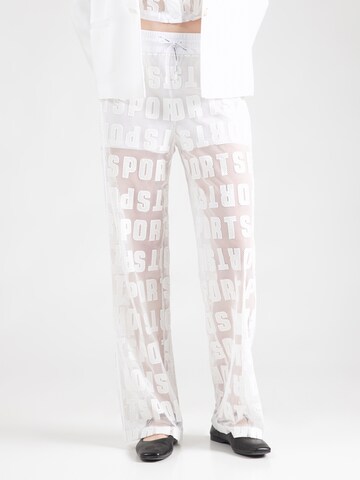 Marc Cain Loose fit Trousers in White: front