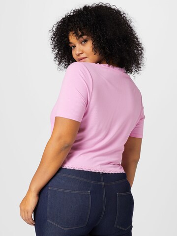 Cotton On Curve Bluse 'COURTNEY' in Pink