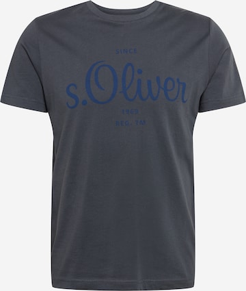 s.Oliver Shirt in Grijs: voorkant