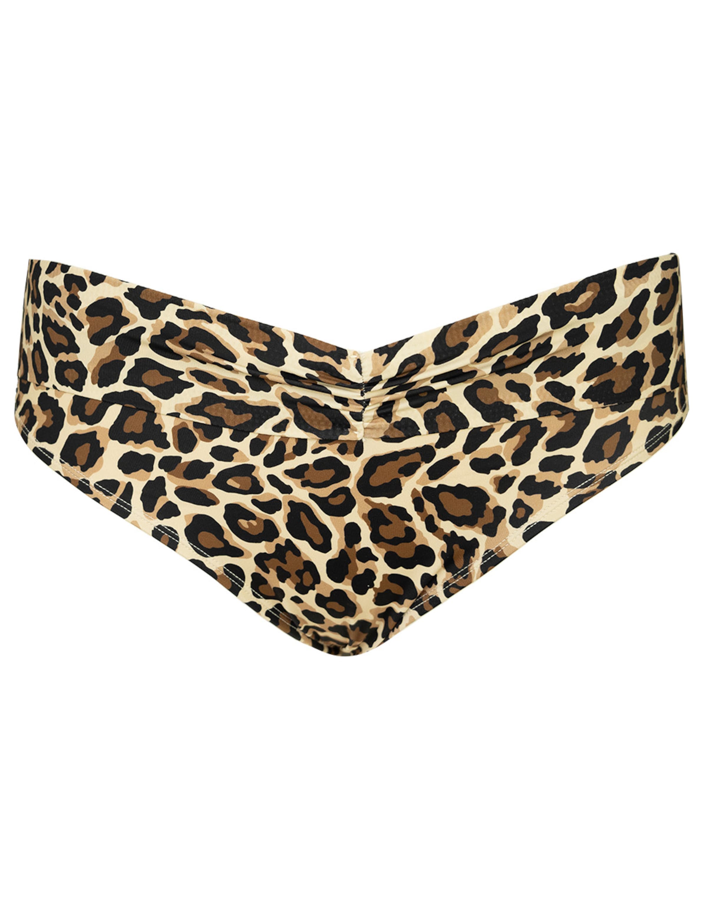 SugarShape Bikinihose 'Monaco' in Braun: Vorderseite