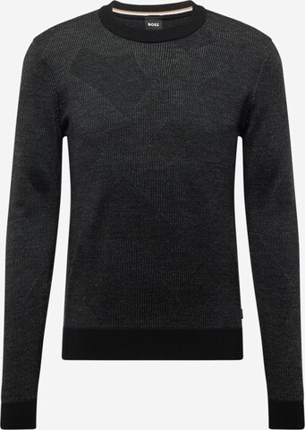 BOSS Sweter w kolorze czarny: przód