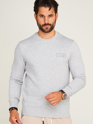 JACK JONES Sweatshirt 'JJCOPOPS'‌‌‌‌‌‌‌‌‌‌ in Grau: Vorderseite