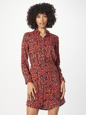 ICHI Shirt Dress 'VERA' in Red: front