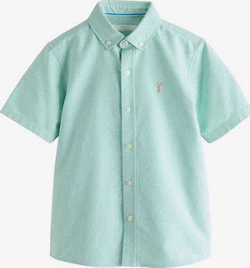 Next Regular fit Риза в зелено: отпред