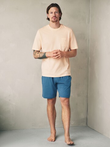 Next - Pijama corto en azul: frente