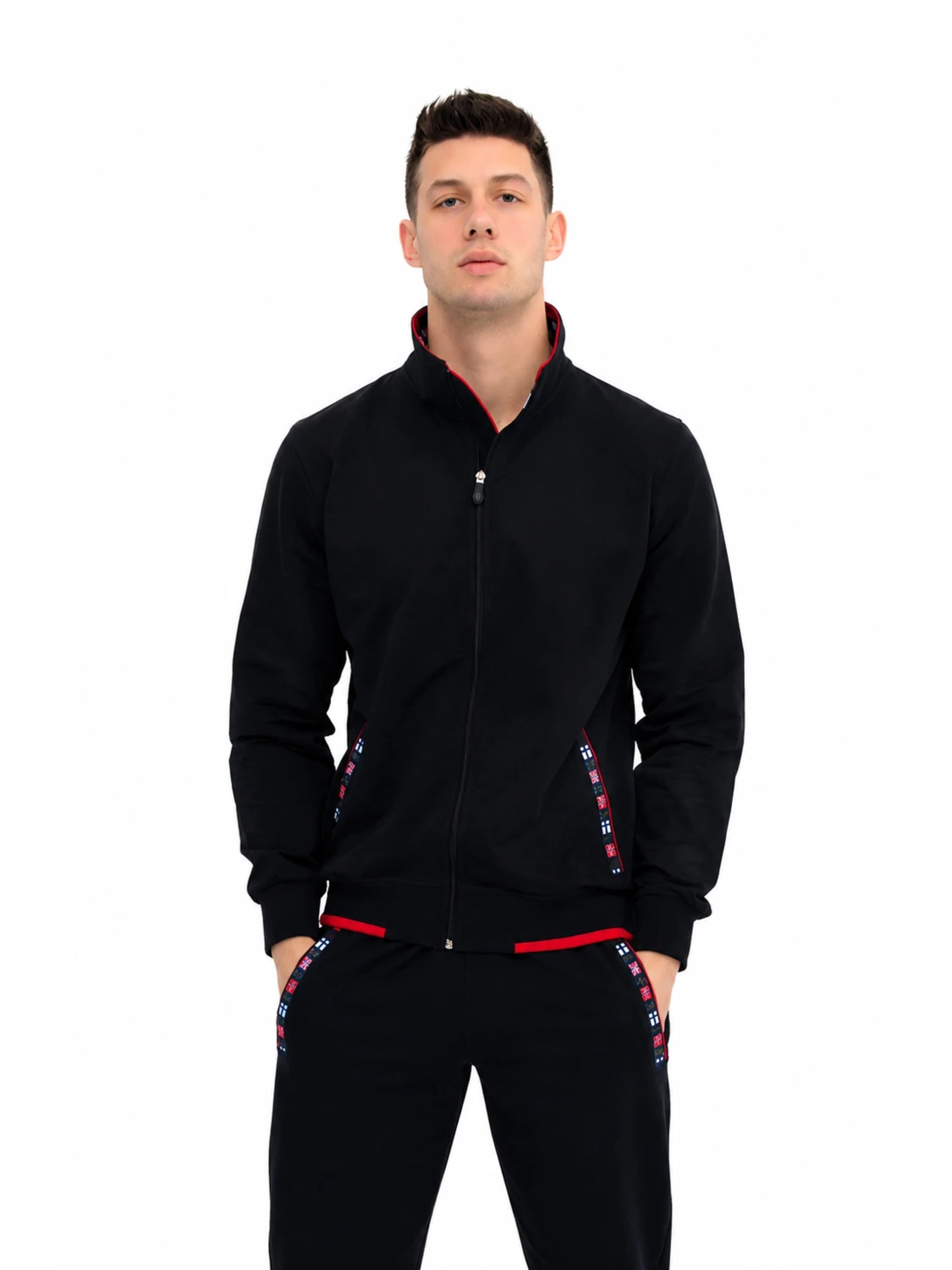 Veste de survêtement 'SHEM' SCR. en bleu