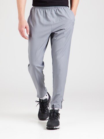 NIKE Tapered Workout Pants 'CHALLENGER' in Grey: front