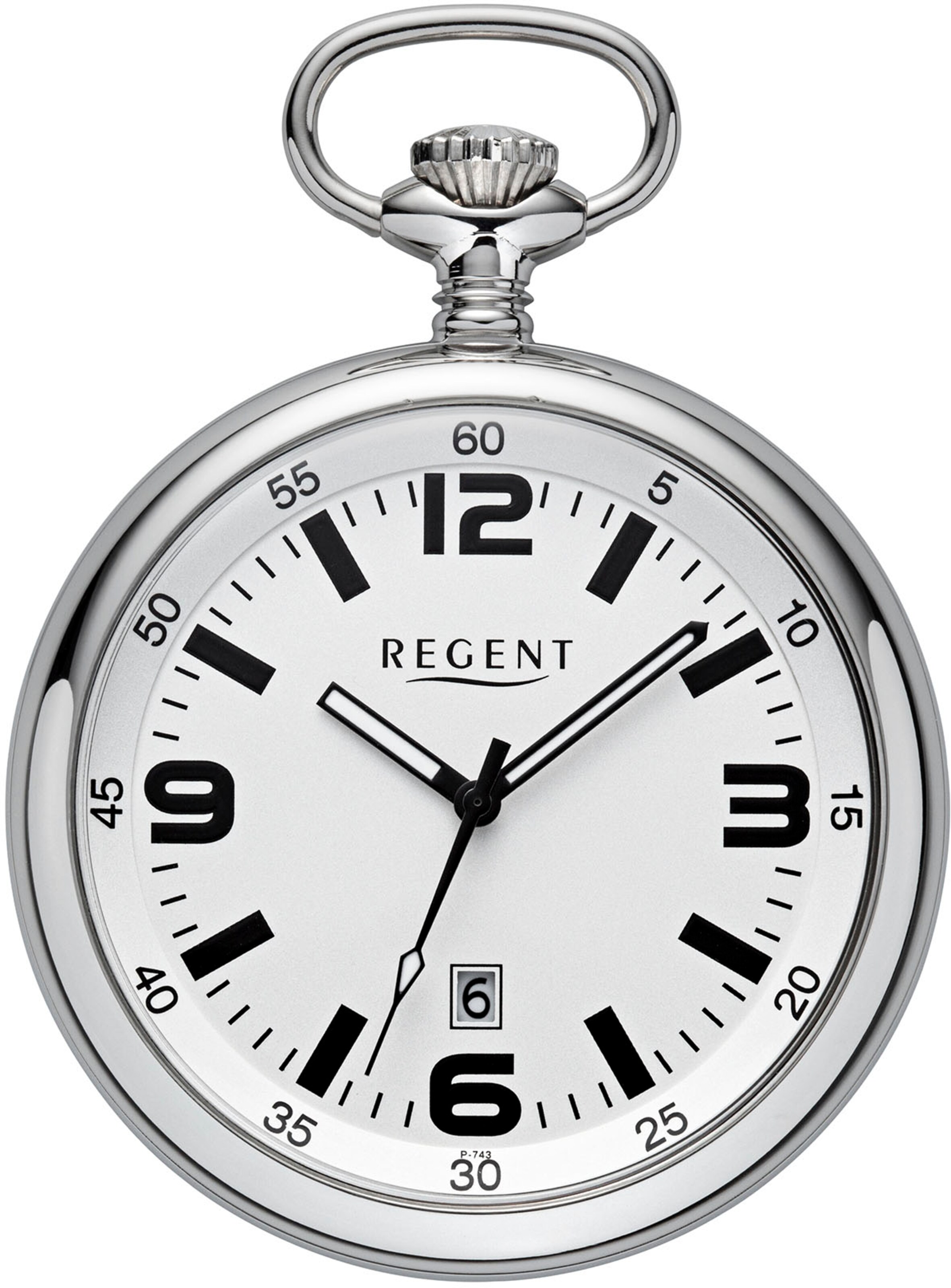 REGENT Analog Watch in Silver: front