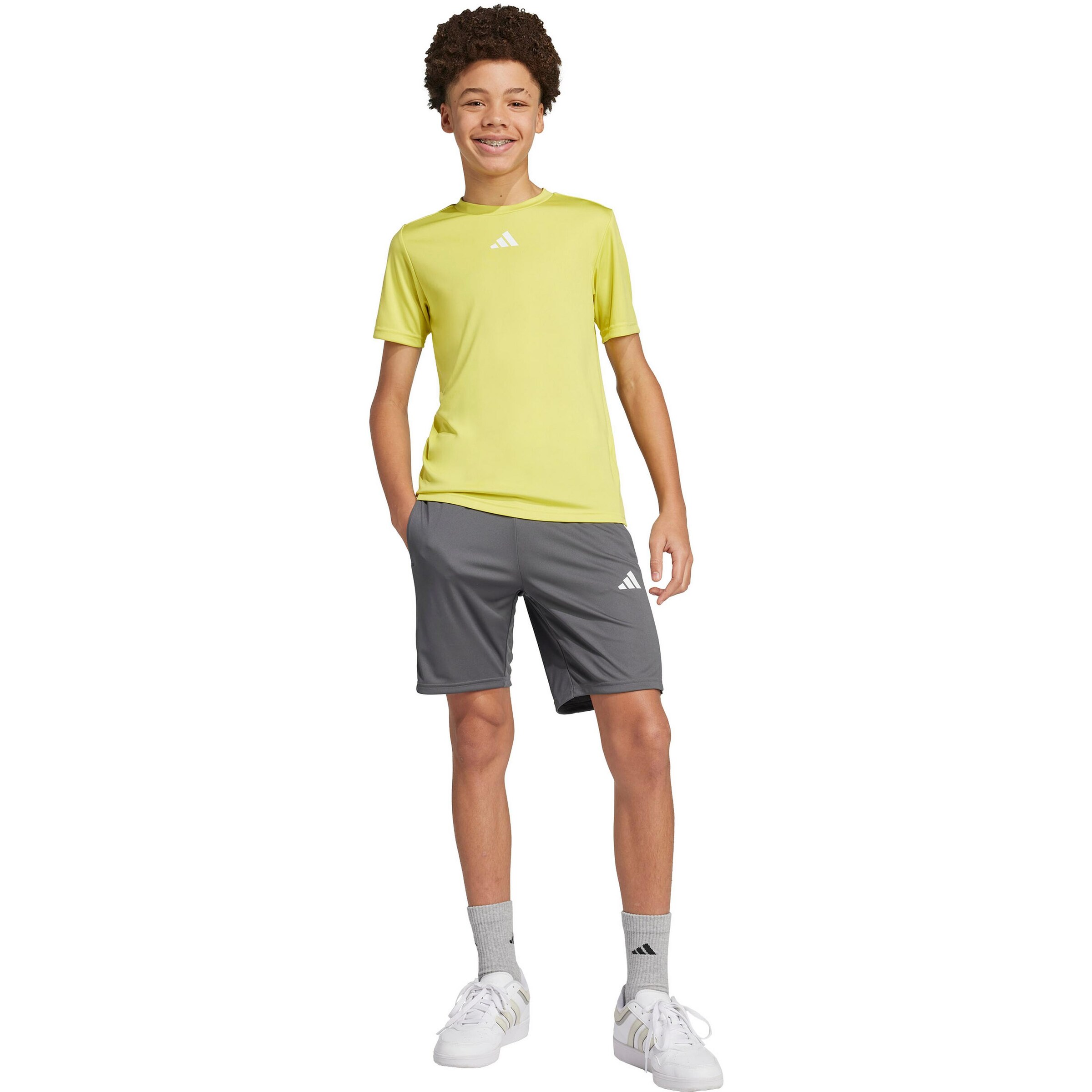 ADIDAS SPORTSWEAR Tracksuit 'Train Essentials' in Yellow