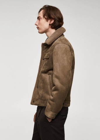 MANGO MAN Between-Season Jacket 'Nico 2' in Brown