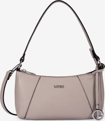 Borsa a spalla 'Michaela' di L.CREDI in beige: frontale