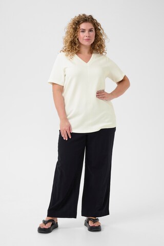 T-shirt 'Annita' KAFFE CURVE en blanc