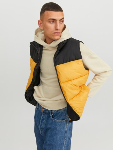 JACK & JONES Vest 'Toby' in Yellow