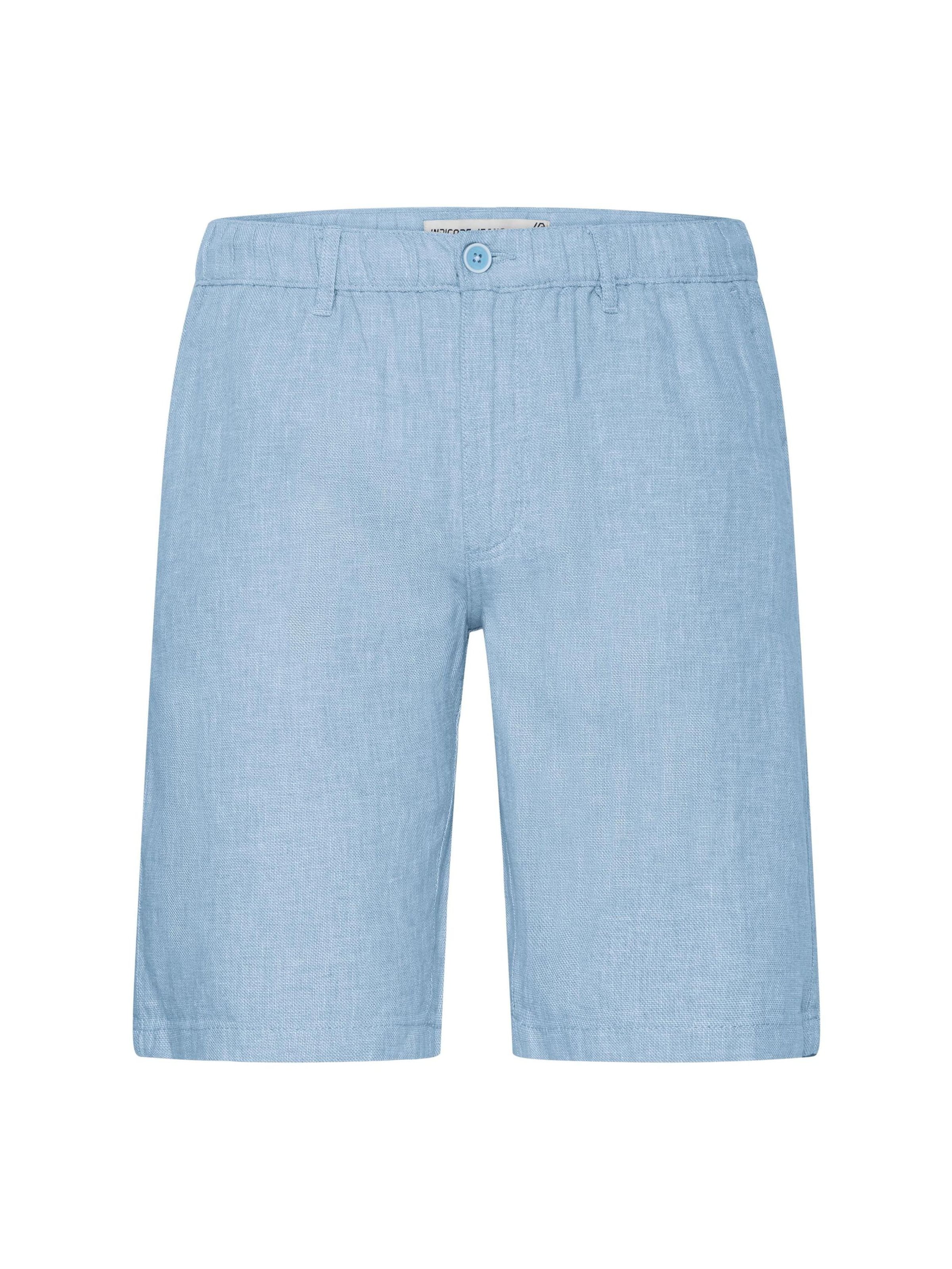 INDICODE JEANS - Calças chino ' IDTropelo ' em azul: frente