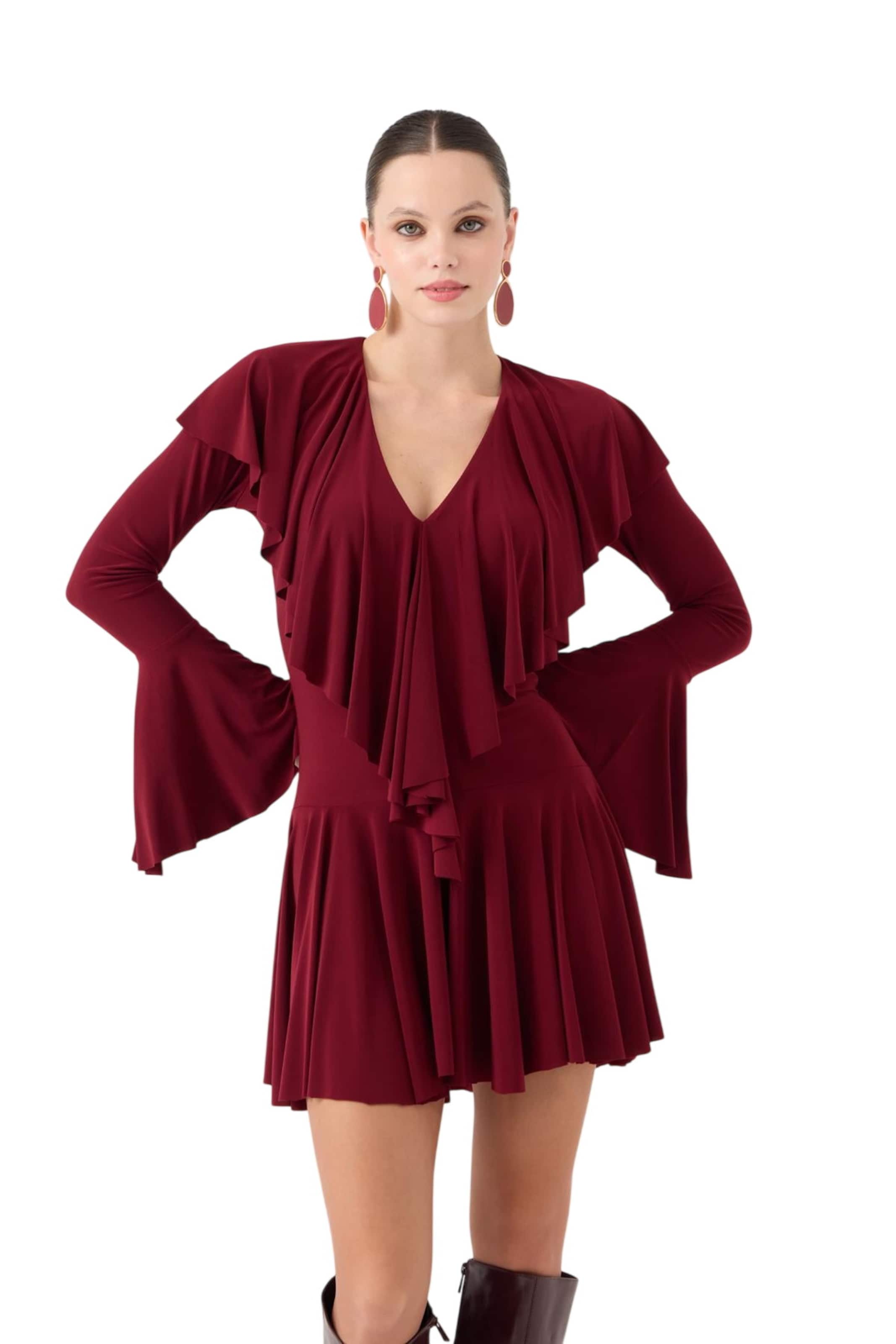 Robe HOLLY LOLLY en rouge : devant