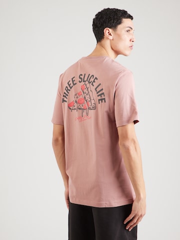 ADIDAS SPORTSWEAR Performance shirt 'LOUNGE PIZZA' in Pink: front