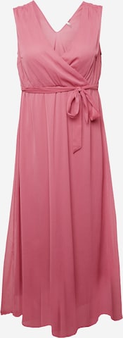 ONLY Curve Evening Dress 'ASTA SOFIA' in Pink: front